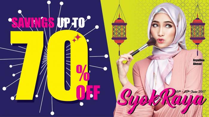 SaSa Syok Raya Sale Up to 70%