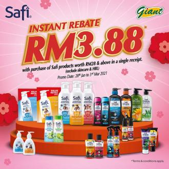 Giant Safi Promotion RM3.88 Instant Rebate (28 January 2021 - 3 March 2021)