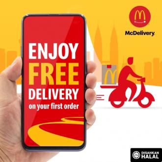 McDonald's McDelivery Free Delivery on First Order Promotion