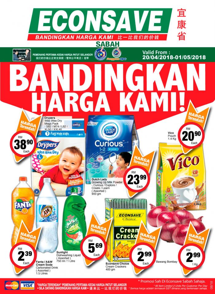 Econsave Promotion Catalogue at Sabah (20 April 2018 - 1 May 2018)