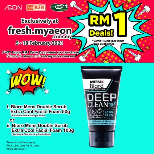 AEON Online Supermarket RM1 Deals Promotion (5 February 2021 - 18 February 2021)