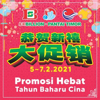 BILLION & Pantai Timor Nationwide Chinese New Year Promotion (5 February 2021 - 7 February 2021)
