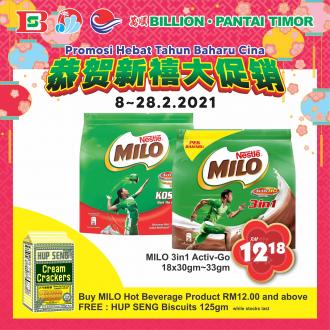 BILLION & Pantai Timor Nationwide Milo CNY Promotion (8 February 2021 - 28 February 2021)
