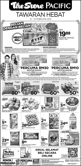 The Store and Pacific Hypermarket Weekend Promotion (12 February 2021 - 14 February 2021)