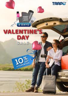 Trapo Valentine's Day Sale 10% OFF Storewide (13 February 2021 - 14 February 2021)