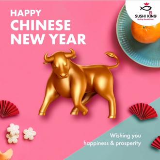 Sushi King Chinese New Year Promotion FREE Angpows Worth RM8 (12 February 2021 - 28 February 2021)