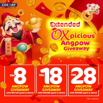 Cosway Chinese New Year Promotion Ang Pow Giveaway (1 January 0001 - 28 February 2021)