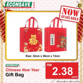 Econsave CNY Gift Bag, Cow Doll & Decoration Item Promotion