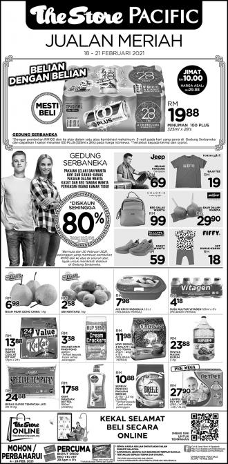 The Store and Pacific Hypermarket Weekend Promotion (18 February 2021 - 21 February 2021)