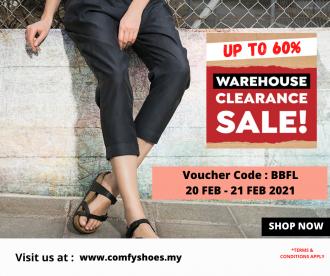 Comfy Shoes Online Warehouse Clearance Sale Up To 60% OFF (20 February 2021 - 21 February 2021)
