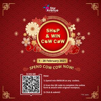 Star Avenue CNY Show & Win Cow Cow 2021 (1 Feb 2021 - 28 Feb 2021)