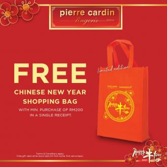 Pierre Cardin Lingerie FREE CNY Shopping Bag Promotion