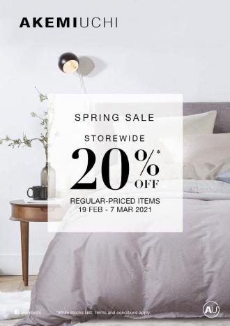 Akemiuchi Spring Sale Storewide 20% OFF (19 February 2021 - 7 March 2021)