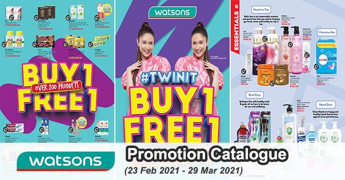 Watsons Promotion Catalogue (23 Feb 2021 - 29 Mar 2021)