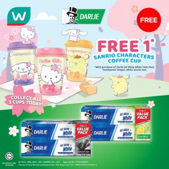 Watsons Darlie Promotion FREE Sanrio Characters Coffee Cup