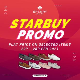 Royal Sporting House Sperry Starbuy Promotion on Lazada (22 February 2021 - 28 February 2021)