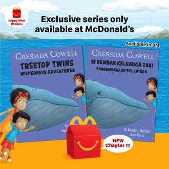 McDonald's FREE Happy Meal Readers The Twins Watch a Whale Promotion