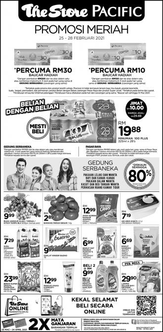 The Store and Pacific Hypermarket Weekend Promotion (25 February 2021 - 28 February 2021)