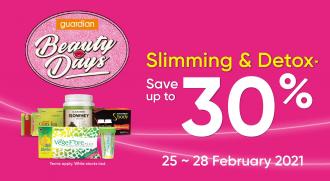 Guardian Slimming & Detox Promotion Up To 30% OFF (25 Feb 2021 - 28 Feb 2021)