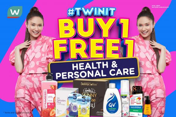 Watsons Health & Personal Care Buy 1 FREE 1 Promotion (23 February 2021 - 29 March 2021)