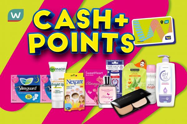 Watsons Cash + Points Promotion (23 February 2021 - 29 March 2021)