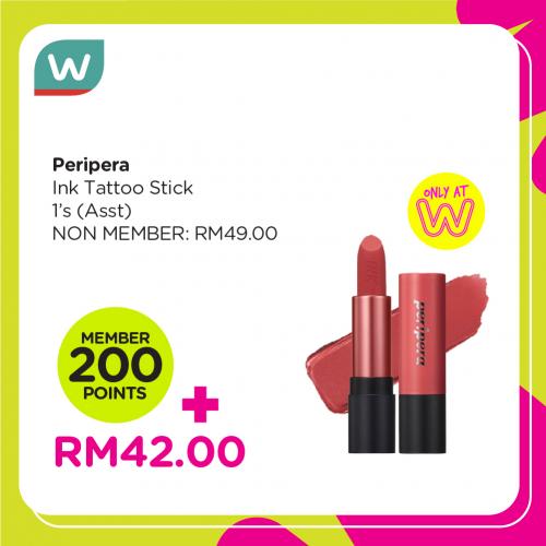 Watsons Cash + Points Promotion (23 February 2021 - 29 March 2021)