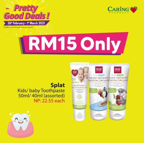 Caring Pharmacy Pretty Good Deals Promotion (26 February 2021 - 1 March 2021)