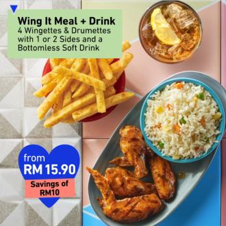 Nando's Wing It Meal + Drink @ RM15.90 Promotion