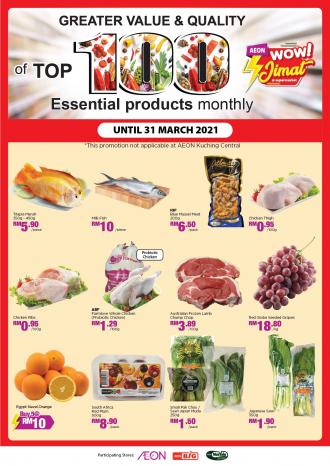 AEON BiG Top 100 Essential Products Promotion (1 March 2021 - 31 March 2021)