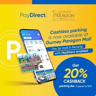 Gurney Paragon Mall Parking 20% Cashback Promotion with Touch 'n Go eWallet (1 March 2021 - 30 April 2021)