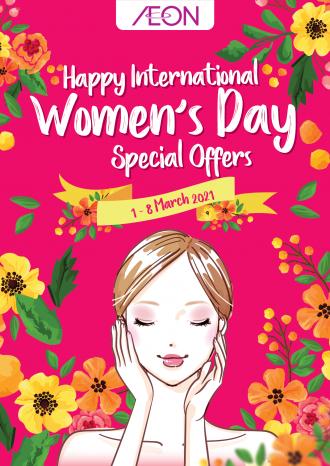 AEON International Women's Day Promotion (1 March 2021 - 8 March 2021)