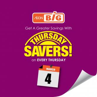 AEON BiG Thursday Savers Promotion (4 March 2021)
