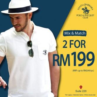 Santa Barbara Polo & Racquet Club Mix & Match Sale 2 for RM199 at Genting Highlands Premium Outlets (5 March 2021 - 7 March 2021)