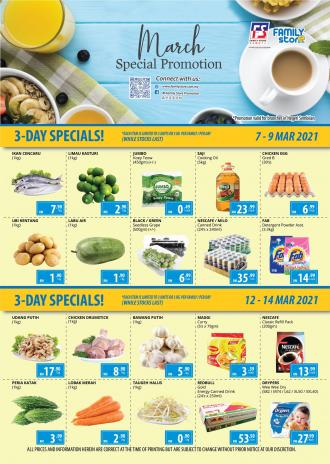 Family Store Negeri Sembilan March Promotion (7 March 2021 - 18 March 2021)