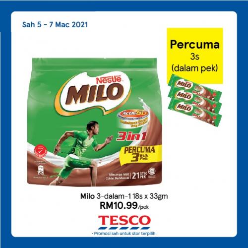 Milo 3-dalam-1 18s x 33gm @ RM10.99
Percuma 3s (dalam pek)