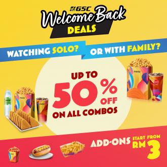 GSC Welcome Back Deals Promotion Up To 50% OFF