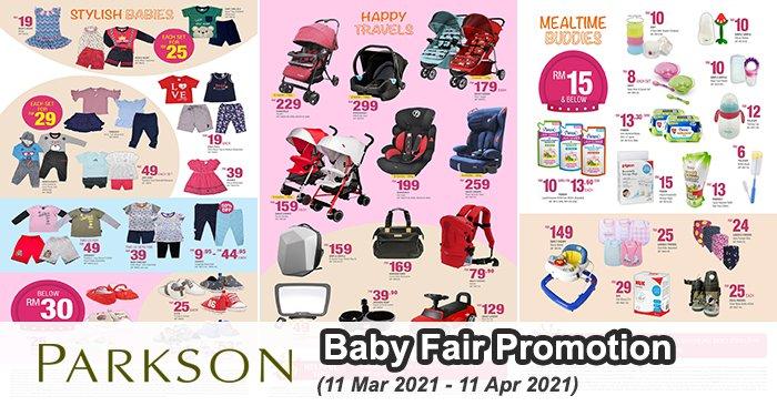 Parkson Baby Fair Promotion (11 Mar 2021 - 11 Apr 2021)