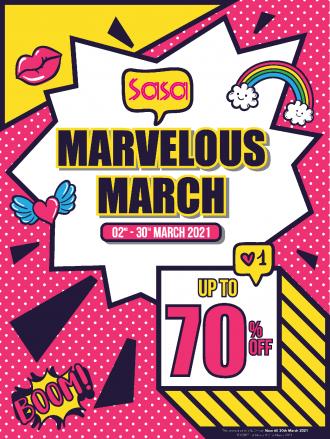 SaSa Marvelous March Promotion Catalogue (2 March 2021 - 30 March 2021)