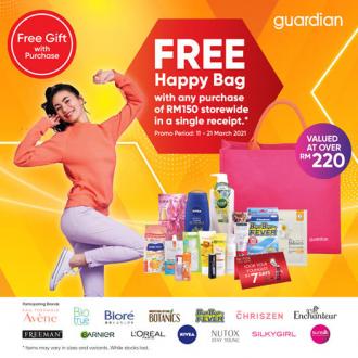 Guardian FREE Happy Bag Promotion (11 Mar 2021 - 21 Mar 2021)
