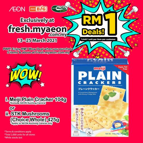 AEON Online Supermarket RM1 Deals Promotion (13 March 2021 - 25 March 2021)