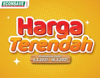 Econsave Harga Terendah Promotion (5 Mar 2021 - 16 Mar 2021)
