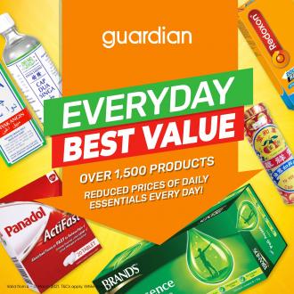 Guardian March Everyday Best Value Health Care Promotion (4 Mar 2021 - 31 Mar 2021)