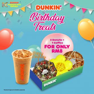 Dunkin Donuts Birthday Treats Promotion