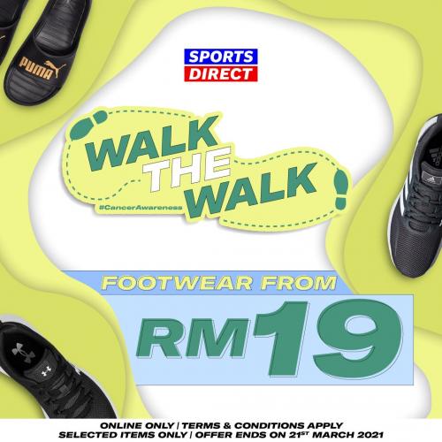 Sports Direct Online Walk The Walk Footwear Promotion (16 March 2021 ...