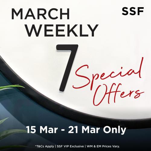 SSF March Weekly Promotion (15 March 2021 - 21 March 2021)