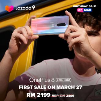 OnePlus 8 First Sale on Lazada (27 Mar 2021)