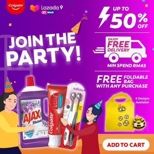 Colgate Promotion Up To 50% OFF on Lazada Birthday Sale (27 March 2021)