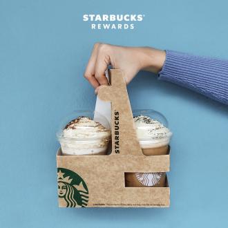 Starbucks 2 Grande-sized Beverages @ RM26 Promotion (22 Mar 2021)