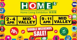 HOMEs Home Living Exhibition Sale Up To 70% OFF at Mid Valley (2 Apr 2021 - 11 Apr 2021)