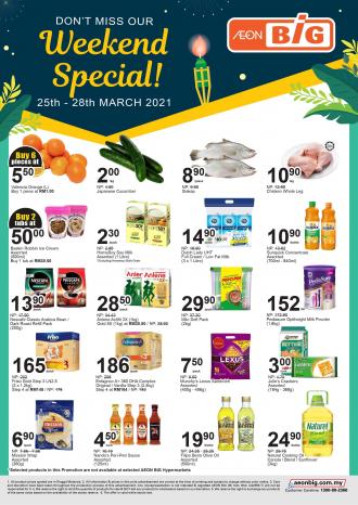 AEON BiG Weekend Promotion (25 March 2021 - 28 March 2021)